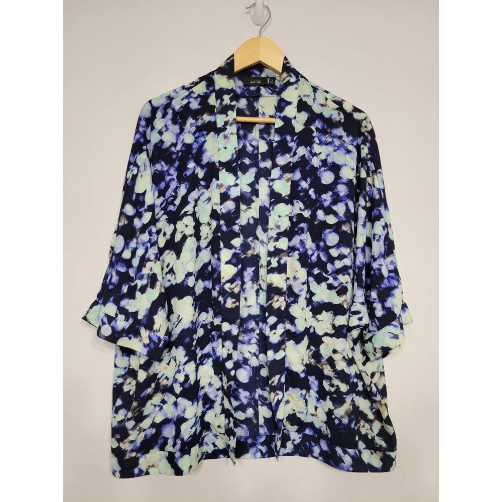 Apt.9 Open Cardigan Abstract Kimono Women's Medium